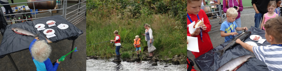 I år er det 10 års jubileum for Villaksens/ Barnas dag i Bjerkreimselva. Foto: Torill Gjedrem