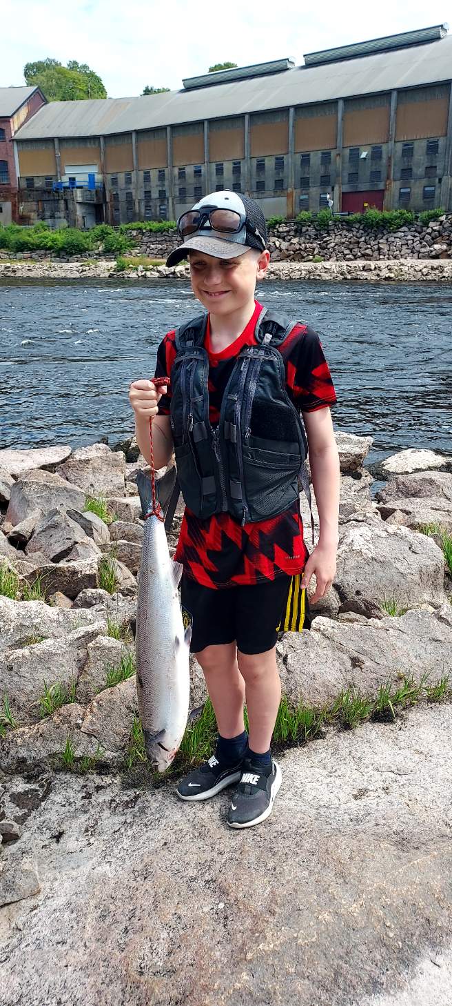 Fisk på 4,2 kg tatt fra land på sluk