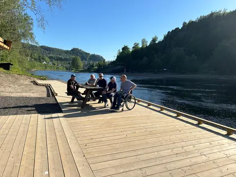 Tilrettelagt fiskeplass Otra