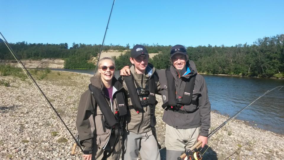 God stemning på Camp Villaks i Lakselv