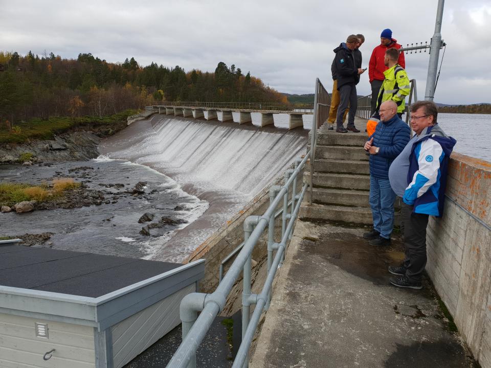 Representantives from Luostejok Power Company, The Norwegian Water Resources and Energy Directorate, Norwegian Environment Agency and Naturtjenester i Nord.