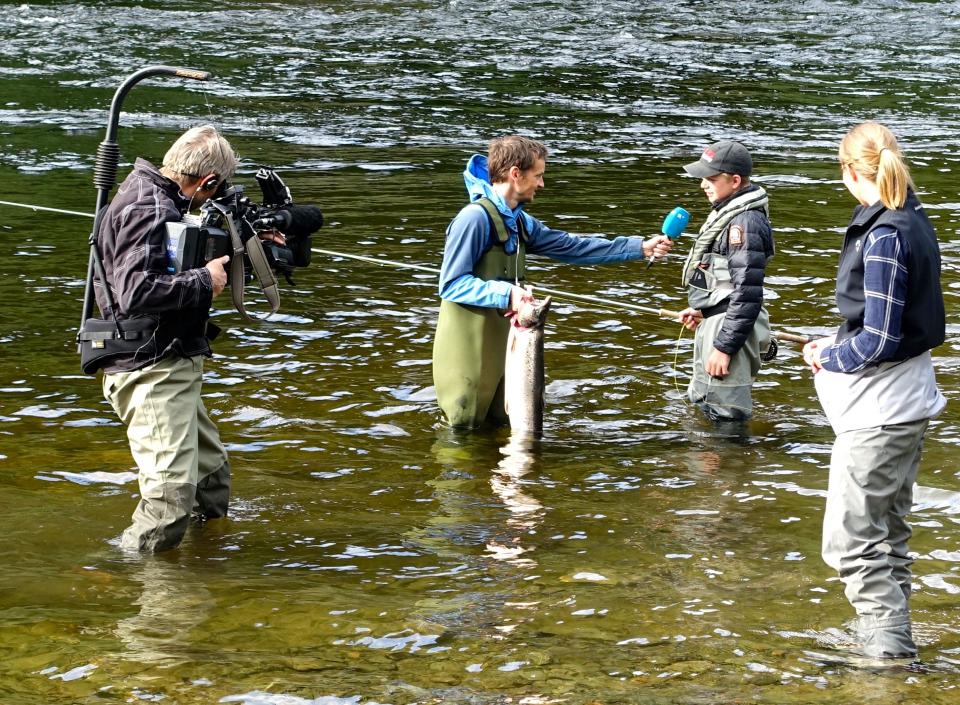 Camp Villaks var godt representert i lokalmedia i sommer. Her fra NRK Midtnytt.