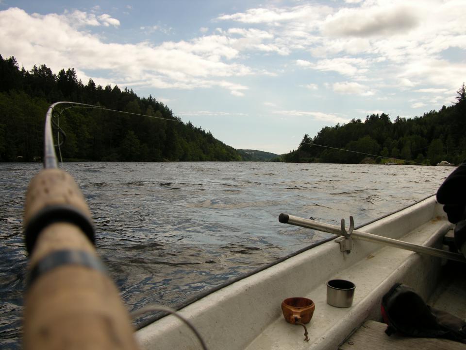 Båtfiske Nedre Holum, foto: Finn Emiliussen