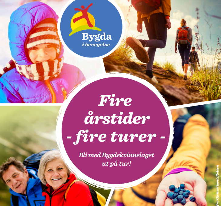 Norges Bygdekvinnelag: Fire årstider - fire turer.