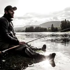 Laksefisker i Numedalslågen