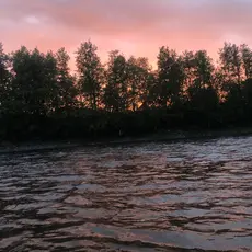 Solnedgang_Verdalselva