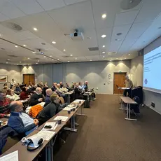 Tarangers foredrag på Flesland 