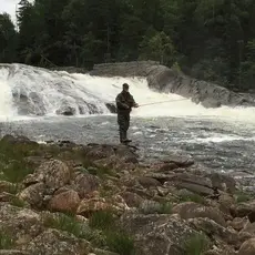 Fiske i Teiefoss