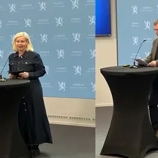 Torfinn Evensen og Sigrun Aasland