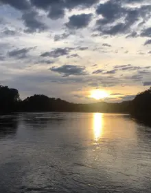 Sommerkveld ved elva