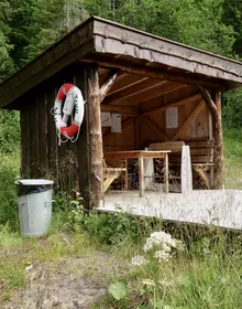 Engapahuk langs Ranas bredde.