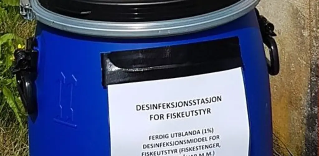Desinfeksjonsstasjon Suldalslågen