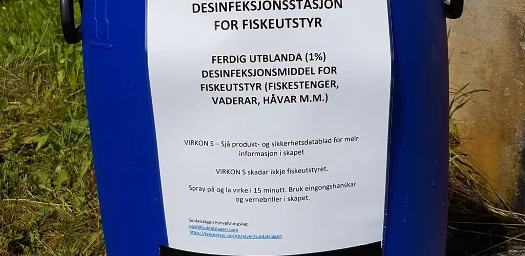 Desinfeksjons stasjon Suldalslågen