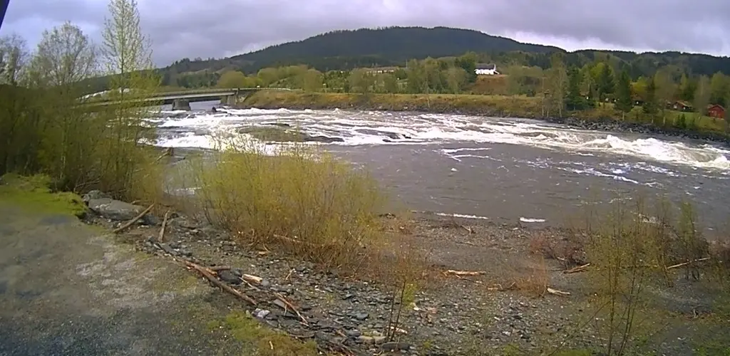 Liten vårflom på Østnes