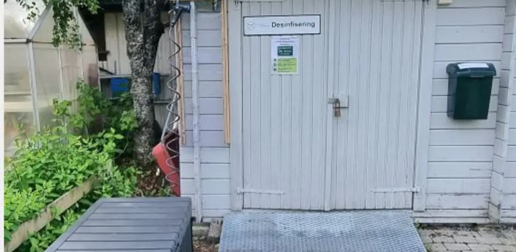 Saltfjellveien desinfisering