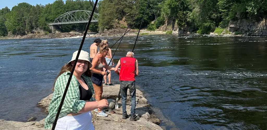 Villaksens dag i Holmfoss