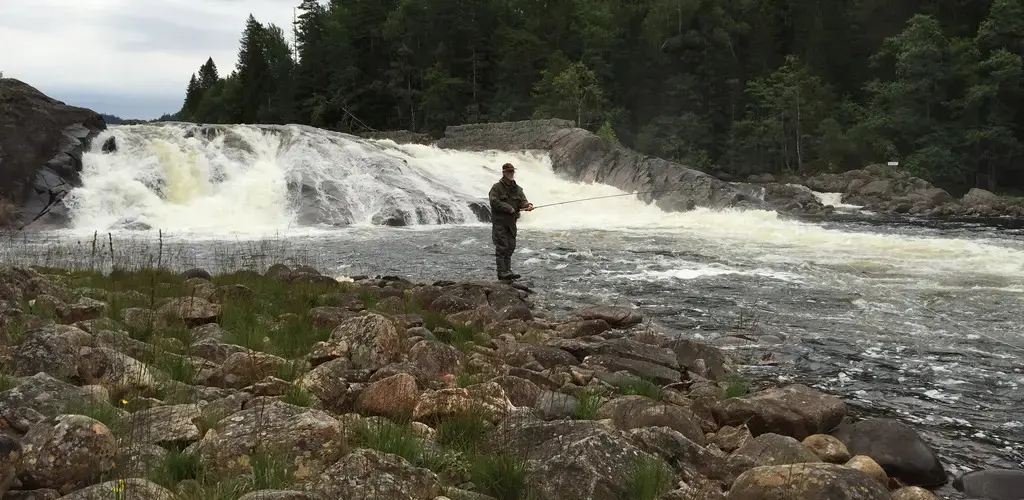 Fiske i Teiefoss