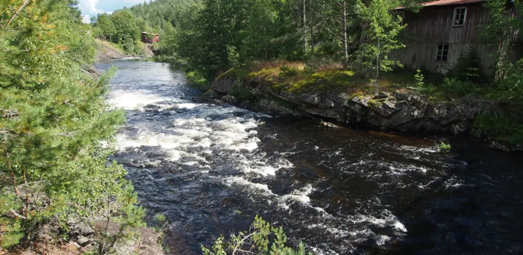 Heldøla i Kragerøvassdraget.