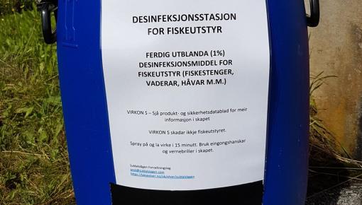 Desinfeksjons stasjon Suldalslågen