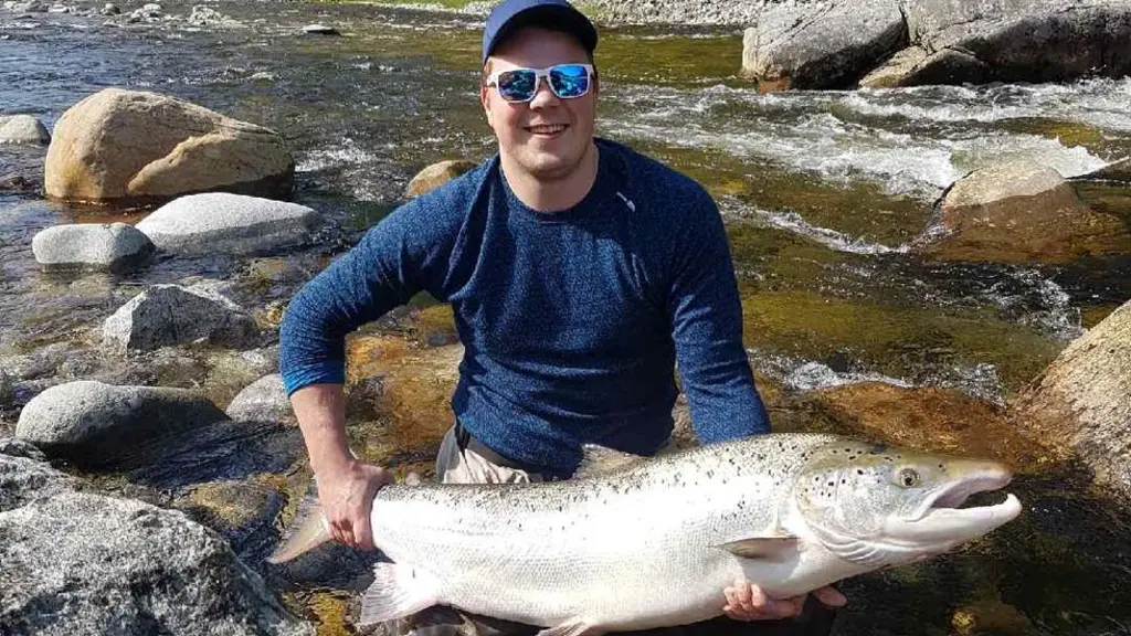 Rekordlaksen fra 2017..19,5 kg! Rekordlaksen fra 2017