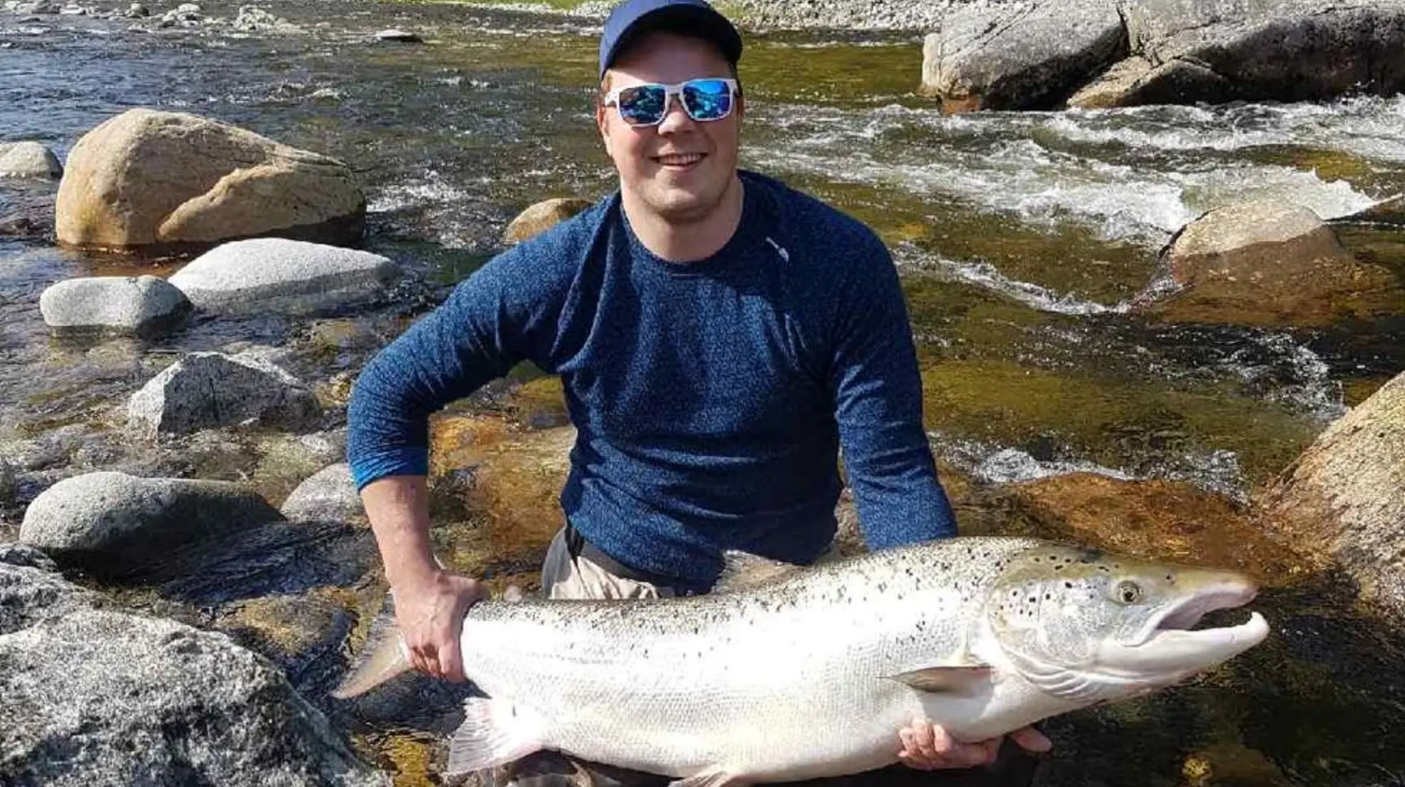 Rekordlaksen fra 2017..19,5 kg! Rekordlaksen fra 2017